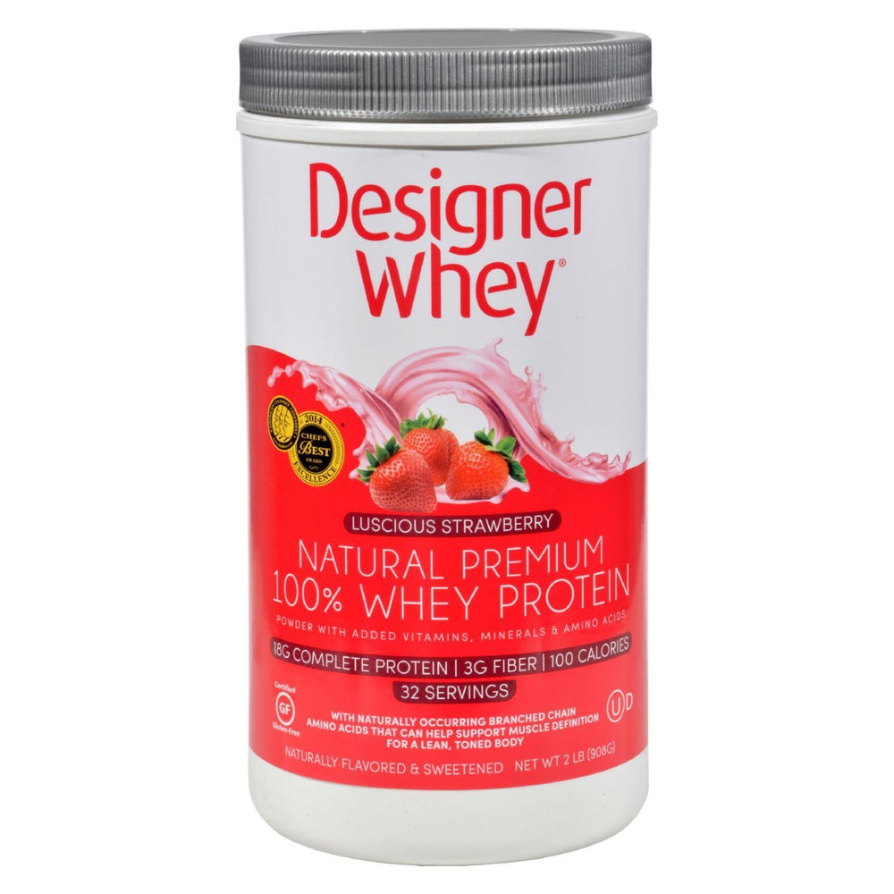 Designer Whey - Protein Powder - Strawberry - 2 lbs