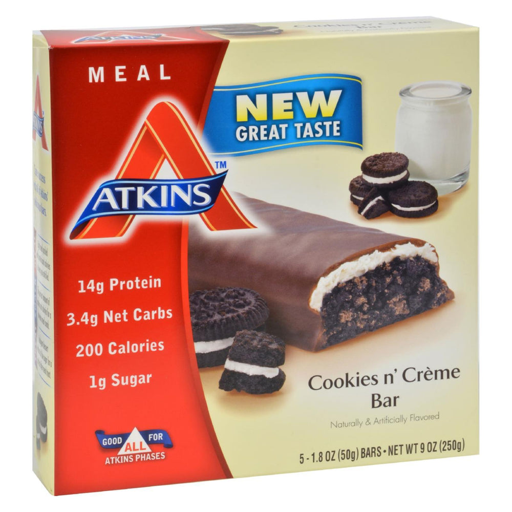 Atkins Advantage Bar Cookies n Creme - 5 Bars