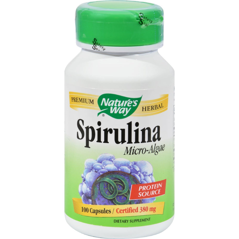Nature's Way - Spirulina Micro-Algae - 100 Capsules
