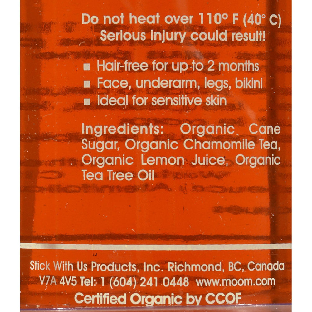 Moom Organic Hair Removal With Tea Tree Refill Jar - 12 oz