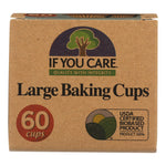 If You Care Large Unbleached Baking Cups - 60 Baking Cups