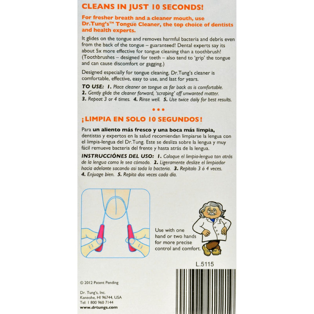 Dr. Tungs Stainless Steel Tongue Cleaner - 1 Tongue Cleaner - Case of 12