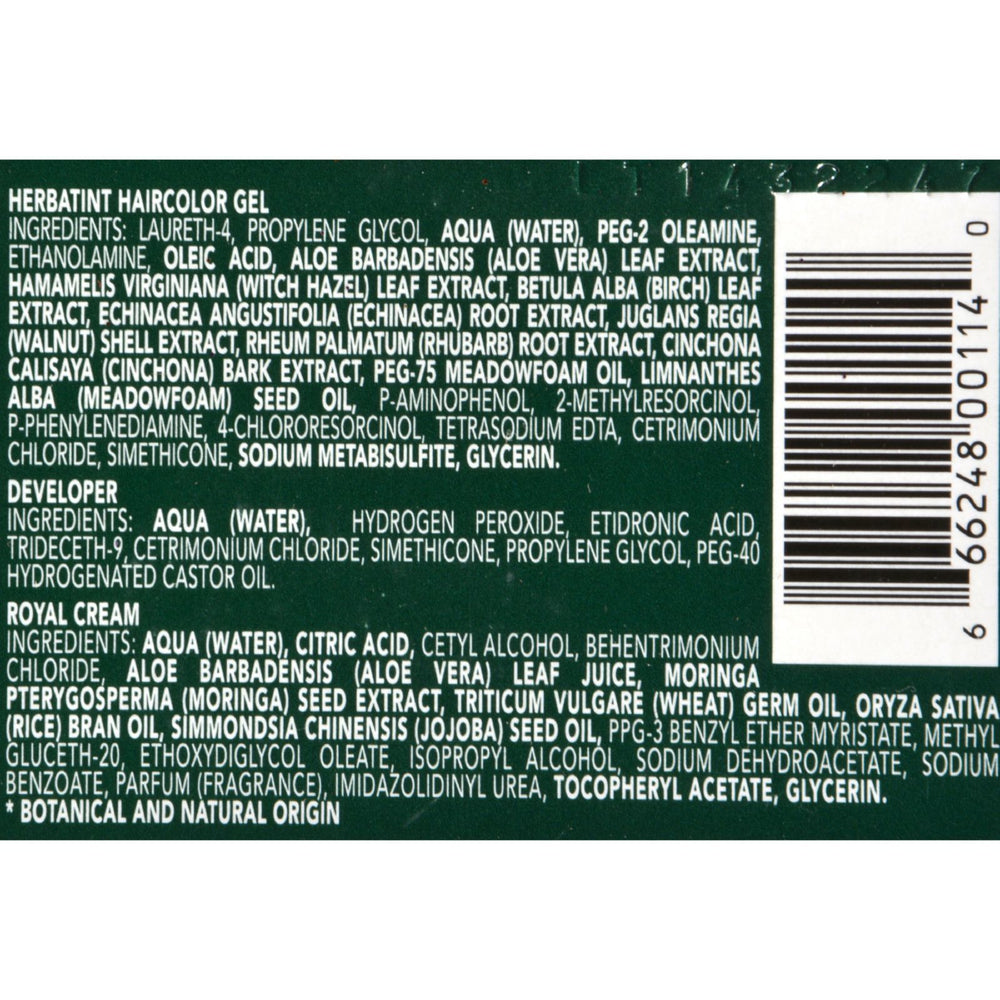 Herbatint Permanent Herbal Haircolour Gel 8D Light Golden Blonde - 135 ml