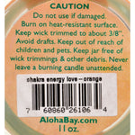 Aloha Bay - Chakra Jar Candle - Love - 11 oz