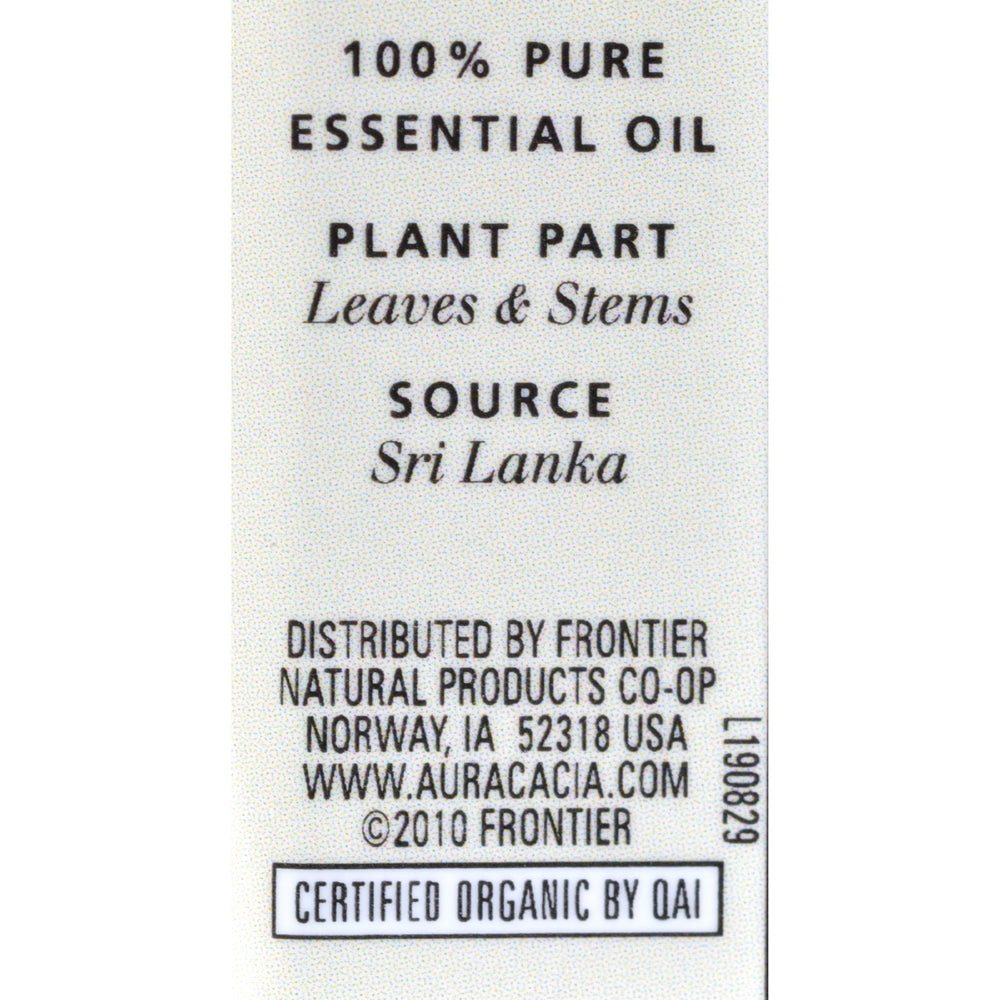 Aura Cacia - Organic Cinnamon Leaf - .25 oz