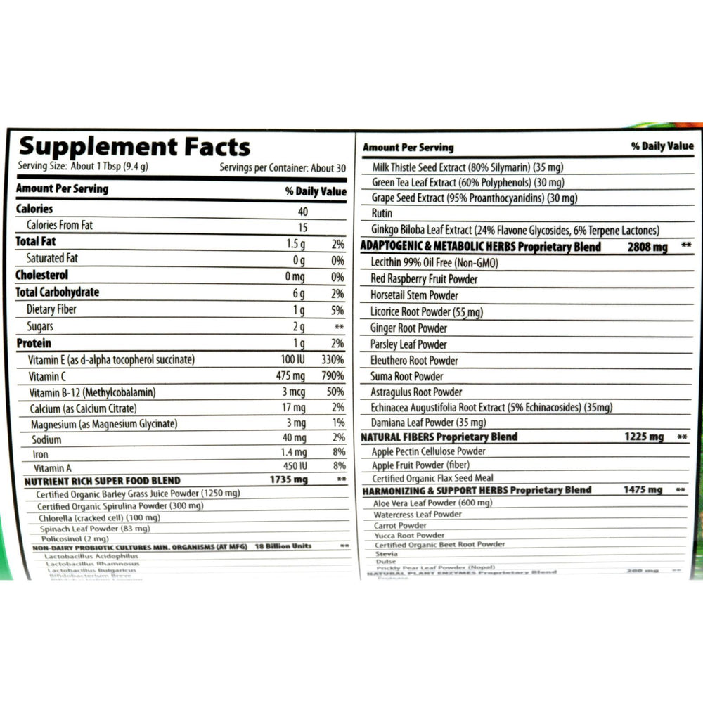 MacroLife Naturals Macro Greens - 10 oz