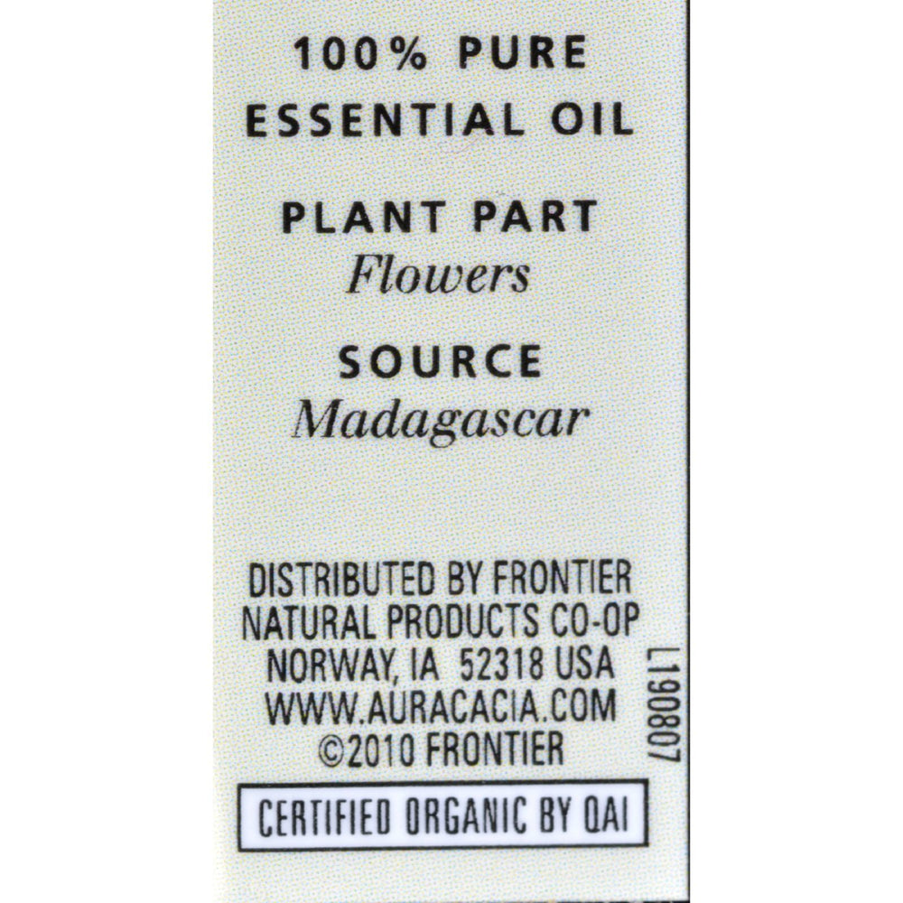 Aura Cacia - Organic Essential Oil - Ylang Ylang - .25 oz