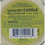 Mrs. Meyer's Clean Day - Soy Candle - Lemon Verbena - Case of 6 - 7.2 oz Candles