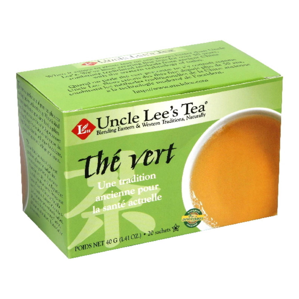 Uncle Lee's Tea Green Tea - Case of 6 - 20 Bags