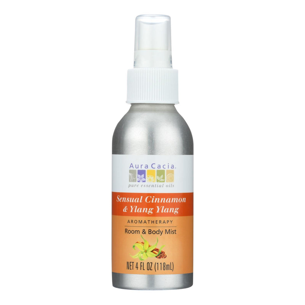 Aura Cacia - Aromatherapy Mist Cinnamon Ylang Ylang - 4 fl oz