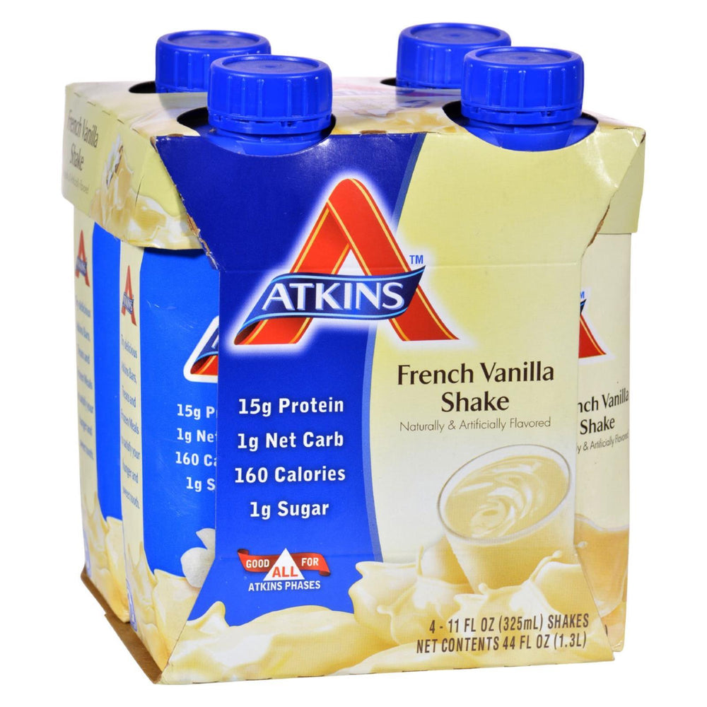 Atkins Advantage RTD Shake French Vanilla - 11 fl oz Each / Pack of 4