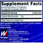 Weider Creatine Capsules - 150 Capsules