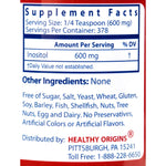 Healthy Origins Inositol Powder - 600 mg - 8 oz