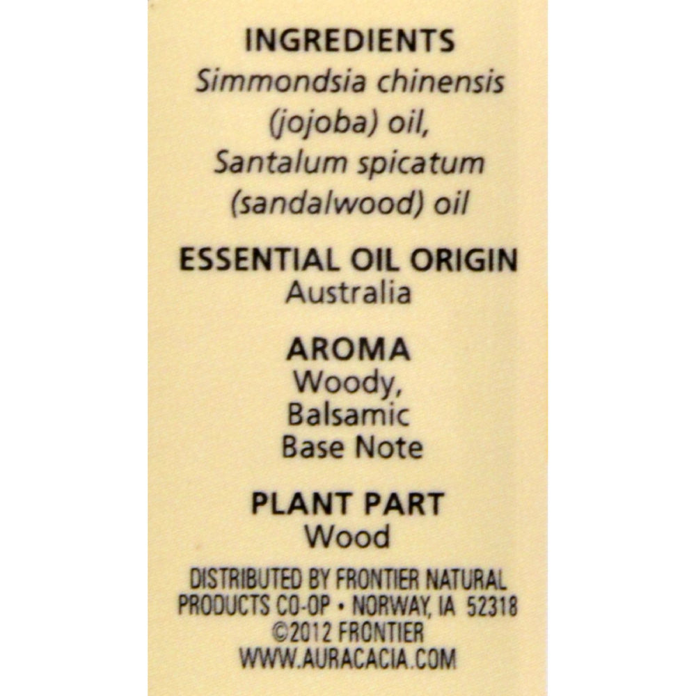 Aura Cacia - Precious Essentials Sandalwood Blended with Jojoba Oil - 0.5 fl oz