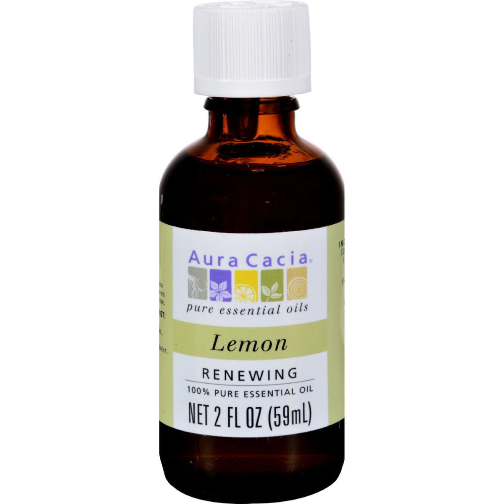 Aura Cacia - Essential Oil - Lemon - 2 fl oz