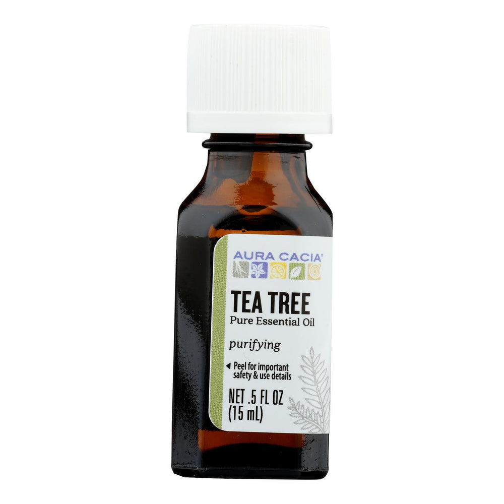 Aura Cacia - Pure Essential Oil Tea Tree - 0.5 fl oz