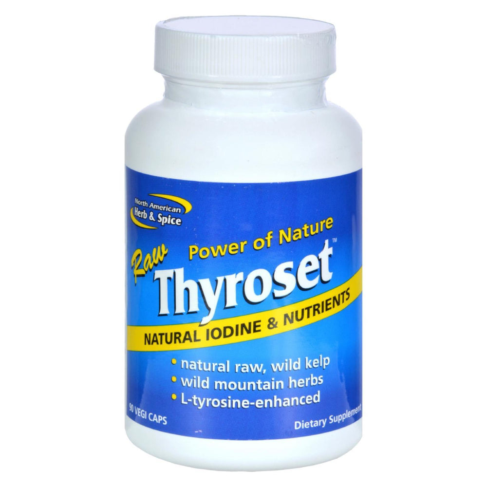 North American Herb and Spice Thyroset - 90 Vegetarian Capsules