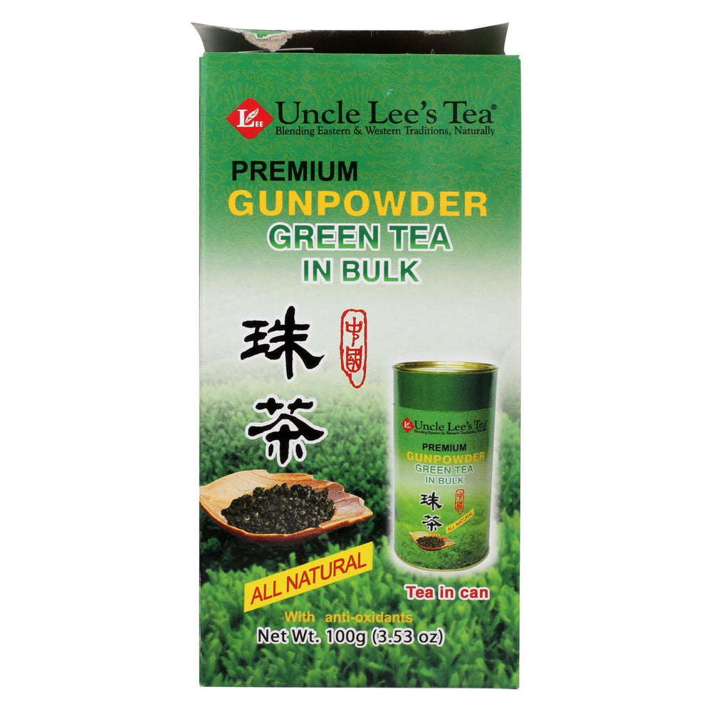 Uncle Lee's Premium Gunpowder Green Tea in Bulk - 5.29 oz