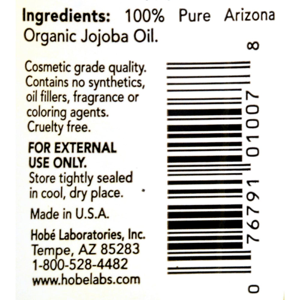 Hobe Labs Hobe Naturals Jojoba Oil - 4 fl oz
