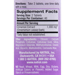 Natrol Cinnamon Extract - 1000 mg - 80 Tablets