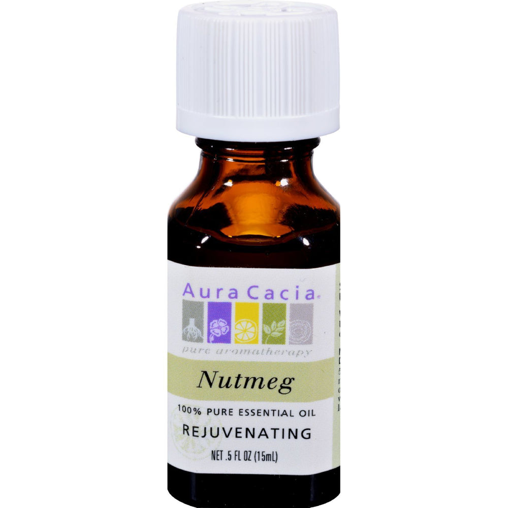 Aura Cacia - Pure Essential Oil Nutmeg - 0.5 fl oz