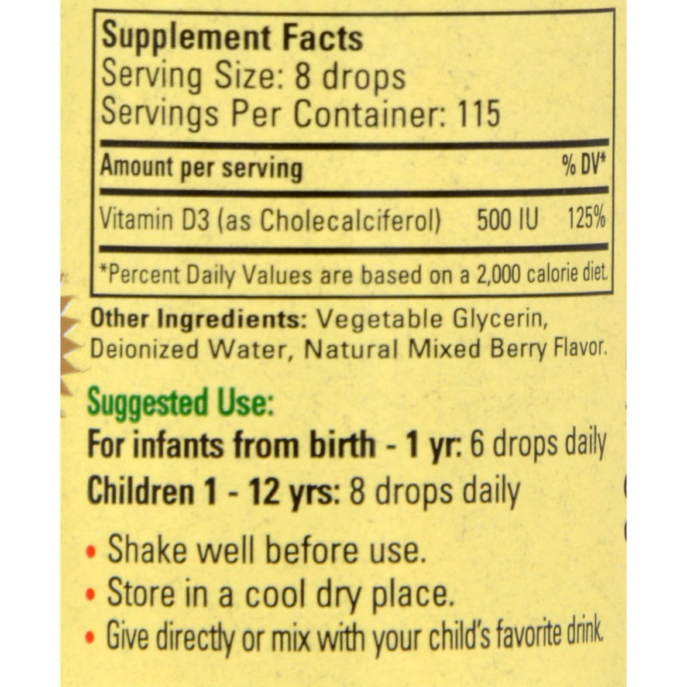 Childlife Vitamin D3 Natural Berry - 1 fl oz