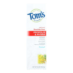 Tom's of Maine Propolis and Myrrh Toothpaste Fennel - 5.5 oz - Case of 6