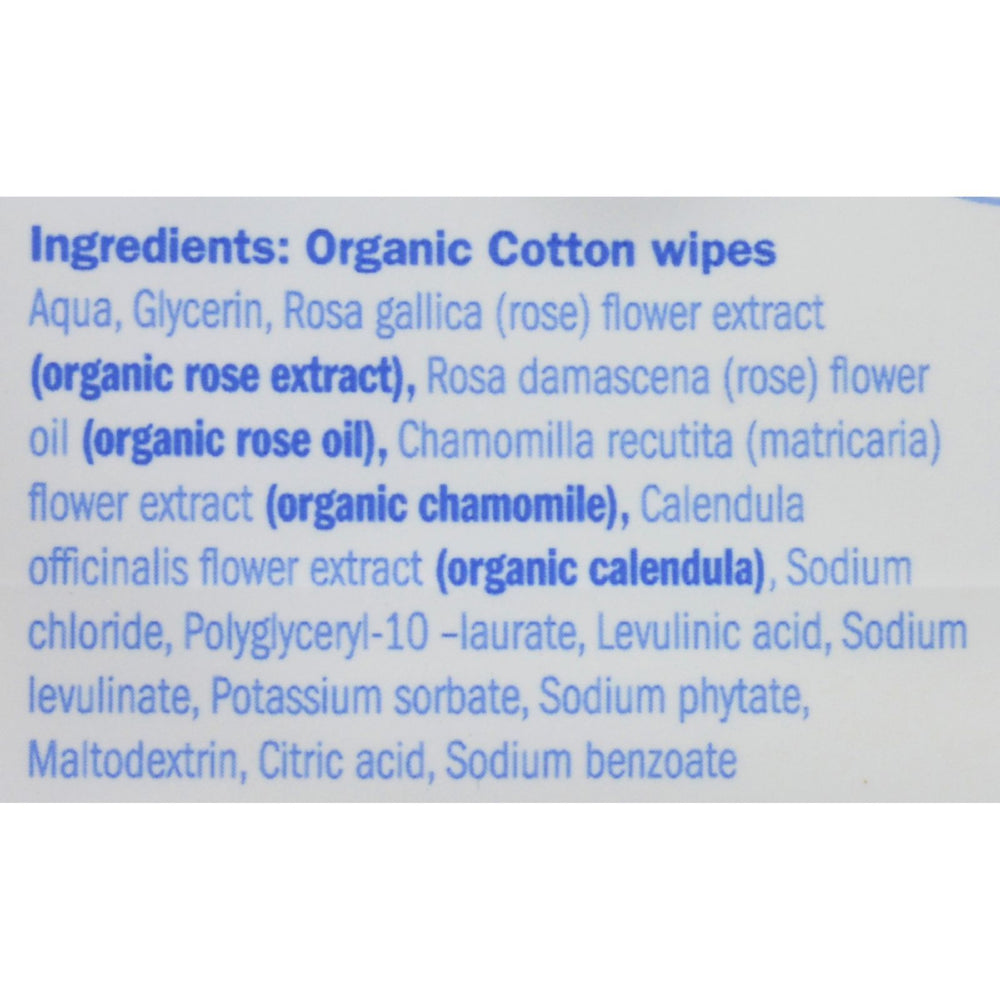Natracare Organic Cotton Intimate Wipes - 12 Wipes - Case of 12