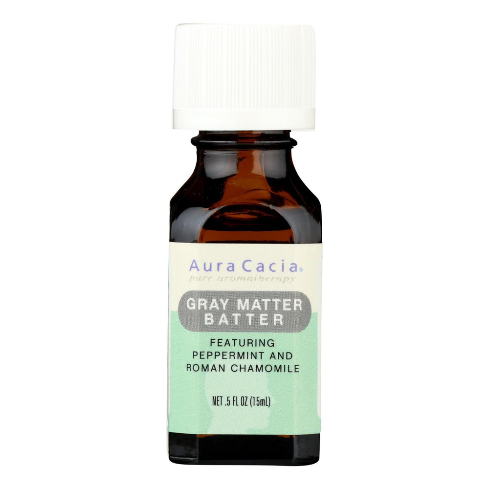 Aura Cacia - Essential Solutions Oil Gray Matter Batter - 0.5 fl oz