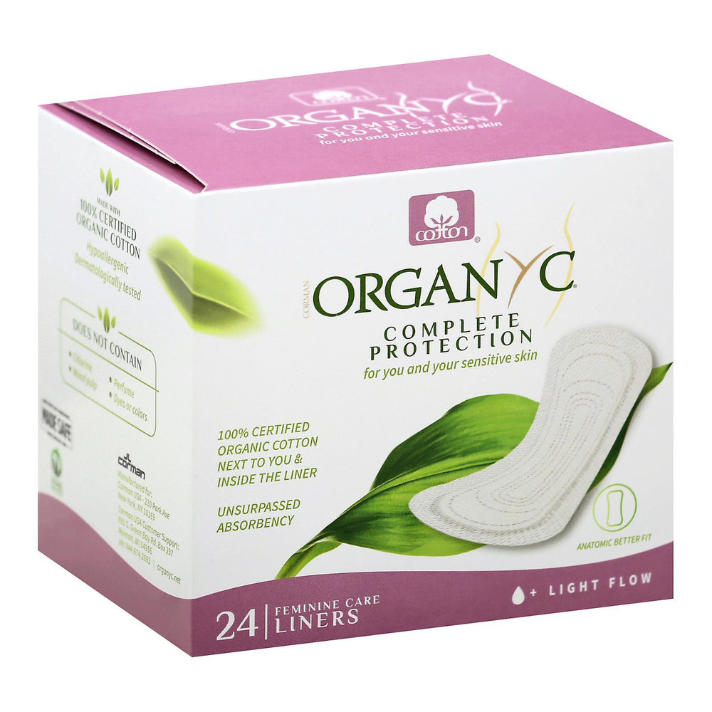 Organyc - Panty Liners Ctn Folded - 1 Each - 24 CT