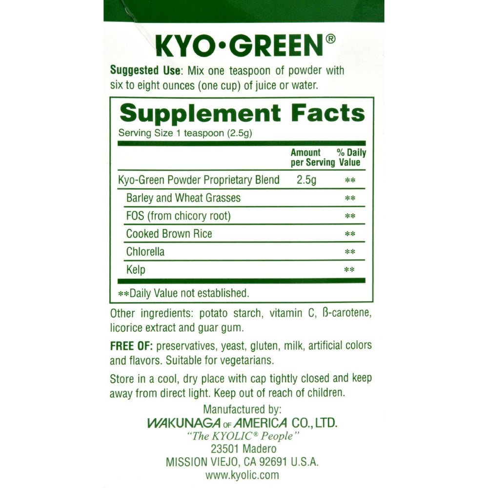 Kyolic - Kyo-Green Energy Powdered Drink Mix - 5.3 oz