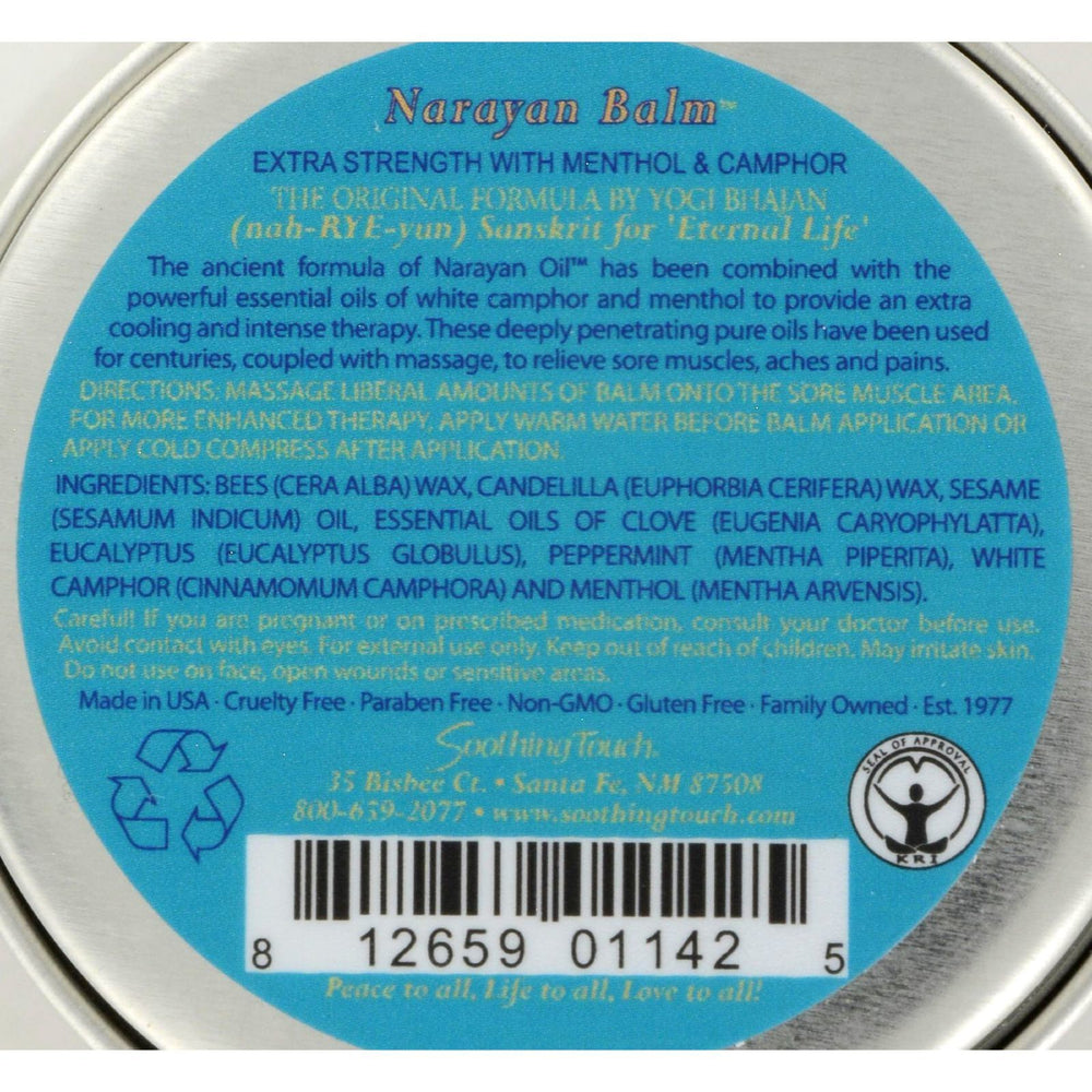 Soothing Touch Narayan Balm - Extra Strength - Case of 6 - 1.5 oz