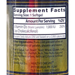 Healthy Origins Vitamin D3 - 1000 IU - 90 softgels