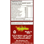 Bio Nutrition - Liver Wellness - 60 Vegetarian Capsules