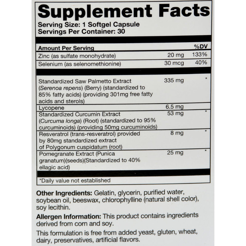 Real Health Prostate Complete - 30 Softgels