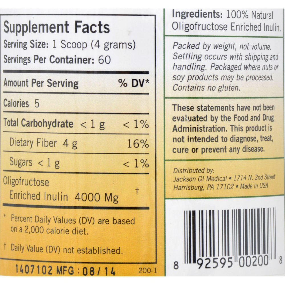 Prebiotin Prebiotic Fiber - 8.5 oz