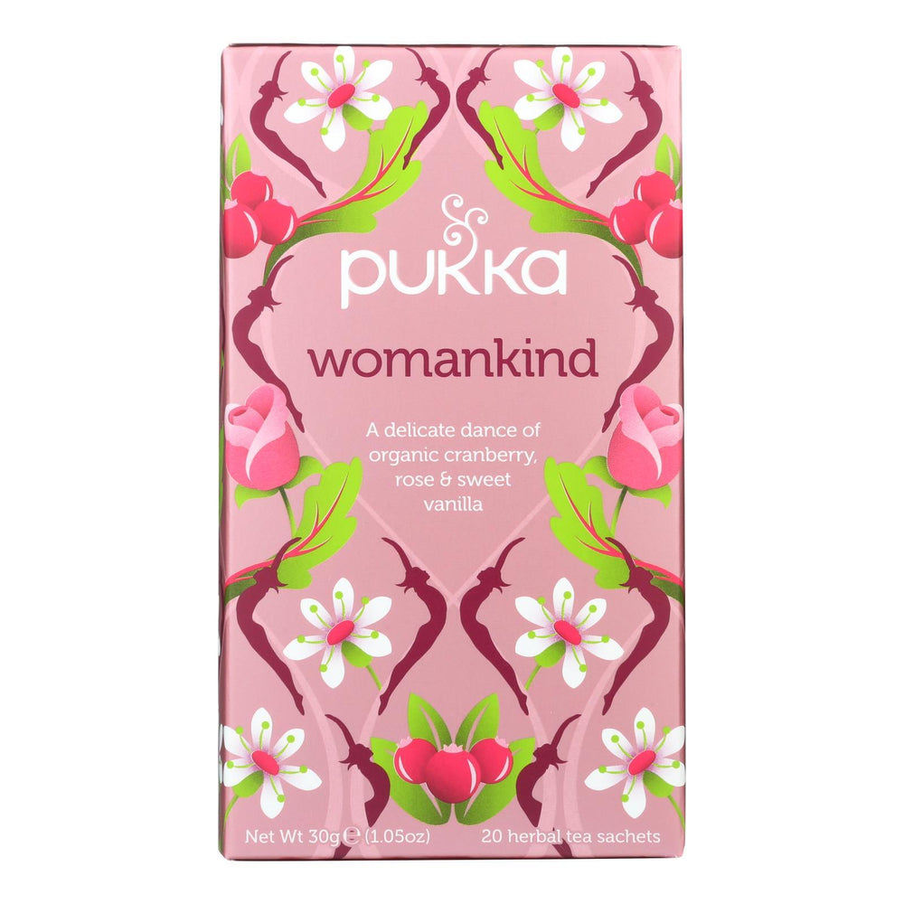 Pukka Herbal Teas Tea - Organic - Womankind - 20 Bags - Case of 6