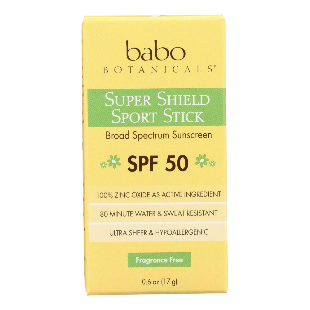 Babo Botanicals - Sunscreen - Fragrance Free - 1 Each - .6 fl oz.