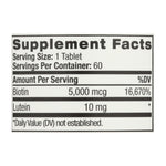 Natrol Biotin Plus with Lutein Capsules - 60 Count