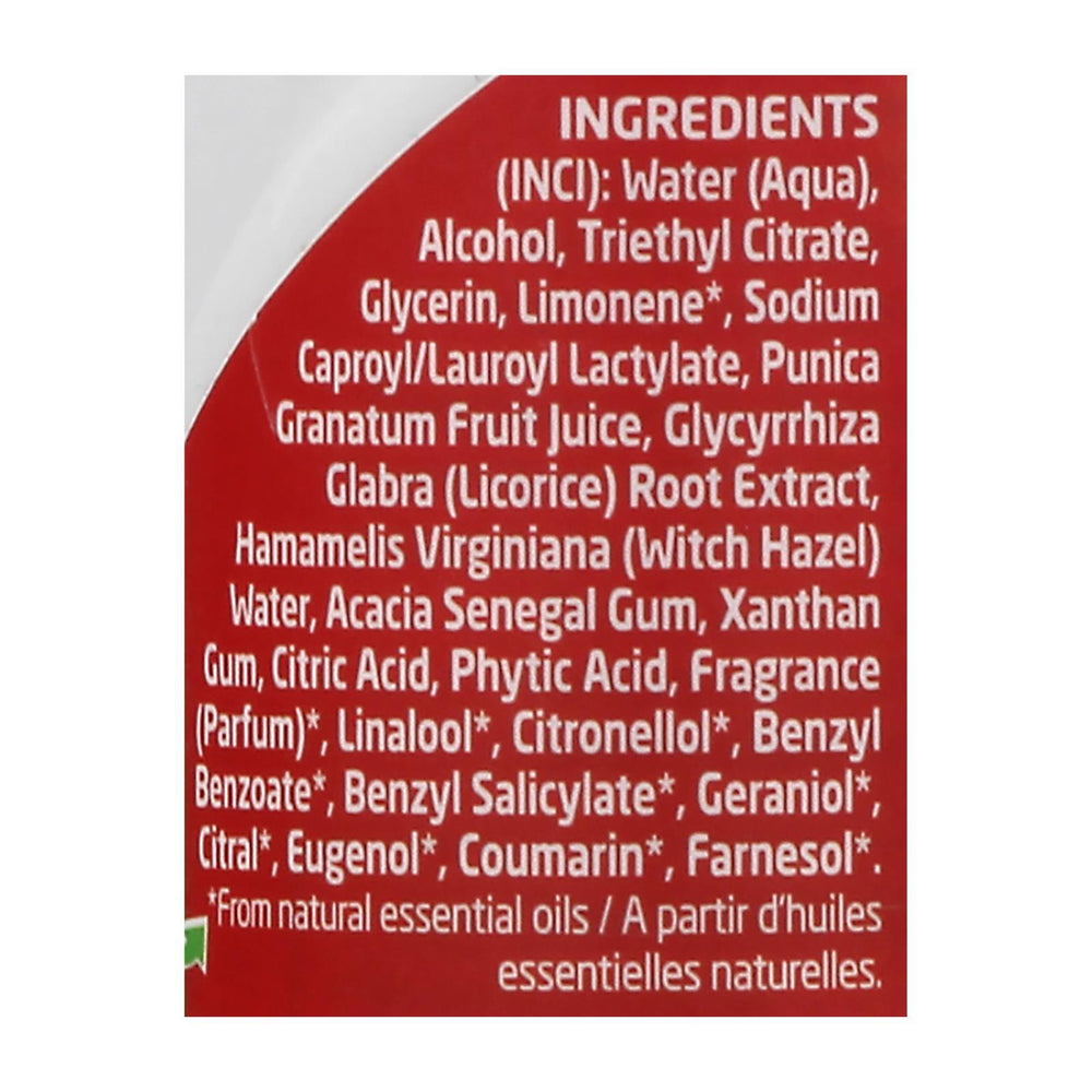 Weleda - Deodorant Roll On Pomegranate - 1 Each - 1.7 FZ