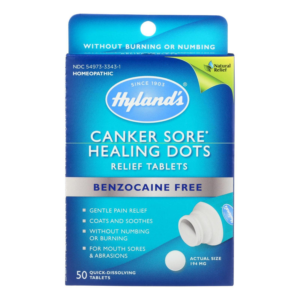 Hylands Homeopathic - Canker Sore Relief Dots - 1 Each - 50 TAB