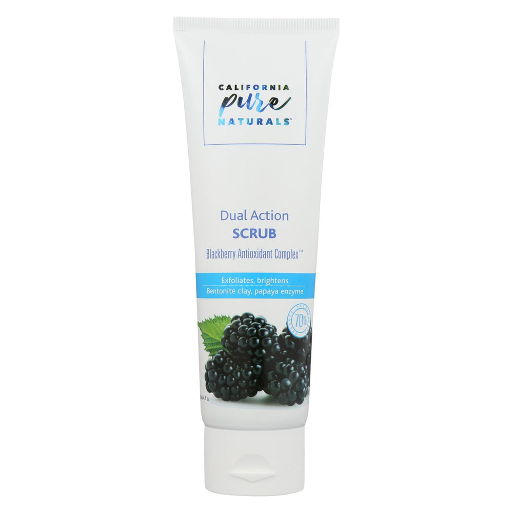 California Pure Naturals - Facial Cleanser - Dual Action Scrub - 4 oz.