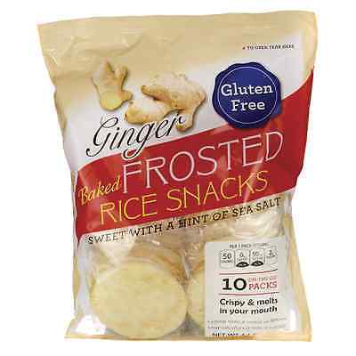 Kameda Crisps Frosted Rice Crackers Ginger (6x4.1 OZ)