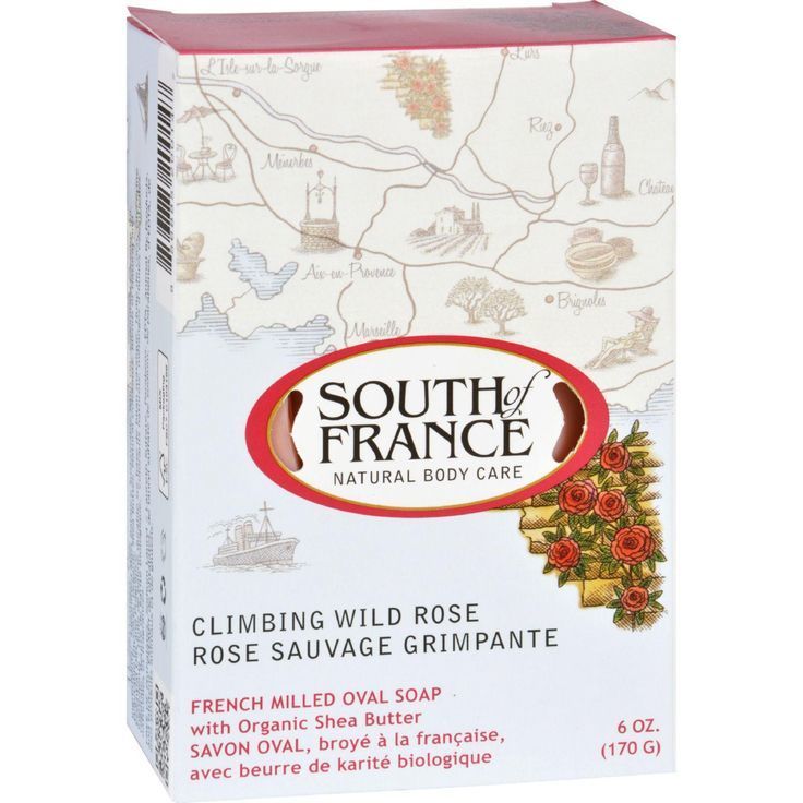 South of France  Bar Soap Climbing Wild Rose  (1x6 OZ)