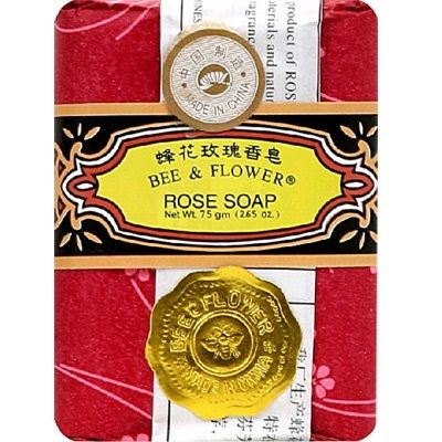 Bee & Flower Soaps Rose Large (4x4.4OZ )